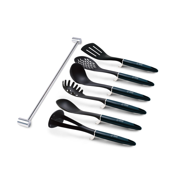 Ensemble d'ustensiles de cuisine Berlinger Haus 7 pièces, édition Metallic Line Aquamarine