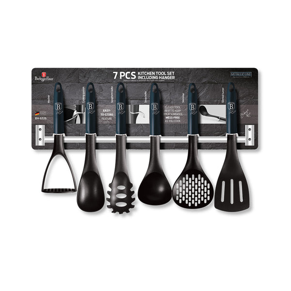 Ensemble d'ustensiles de cuisine Berlinger Haus 7 pièces, édition Metallic Line Aquamarine