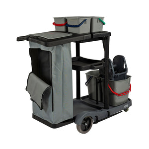 SPRiNTUS PuriX cleaning trolley including waste separation