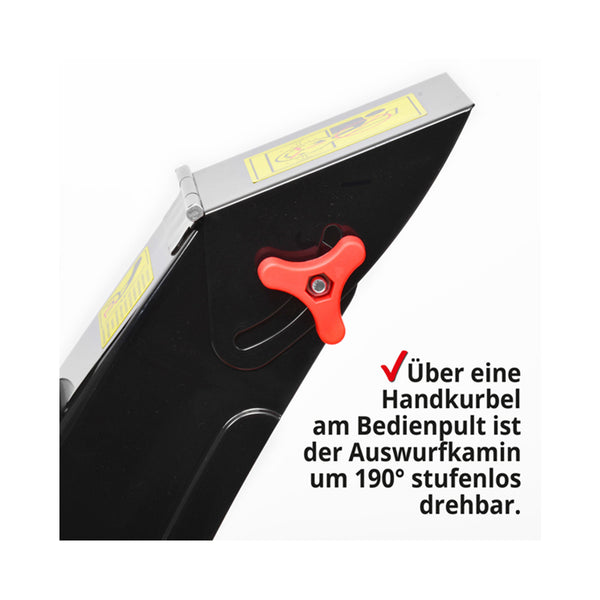 Hecht 9661 Benzin Schneefräse