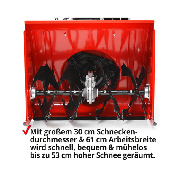 Hecht 9661 Benzin Schneefräse