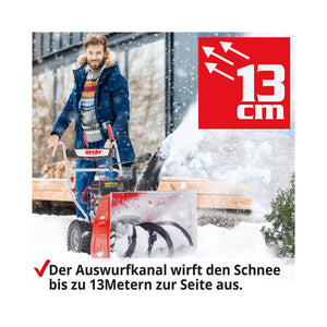 Hecht 9661 Benzin Schneefräse