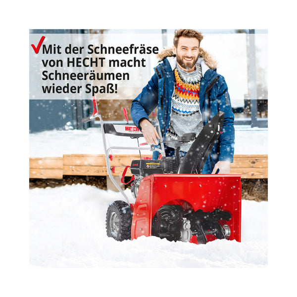 Hecht 9661 Benzin Schneefräse