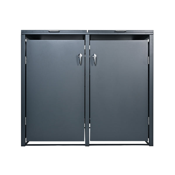 Boîte de rangement Holmberg pour 2 poubelles de 60 L/120 L/240 L, anthracite