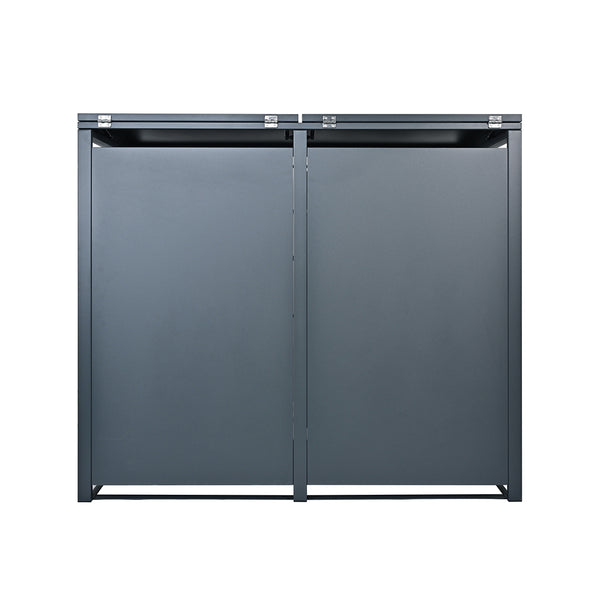 Boîte de rangement Holmberg pour 2 poubelles de 60 L/120 L/240 L, anthracite