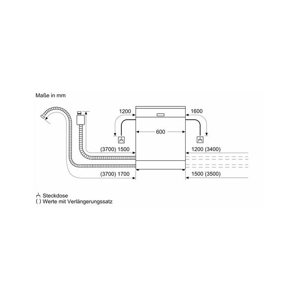 Siemens SN75ZX07CE Vollintergrierter Geschirrspüler