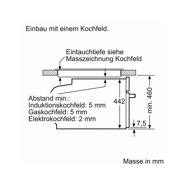 Bosch CSG7361B1 Kompakt Steamer-Heizluft 230V