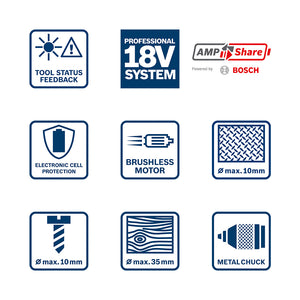 Bosch GSR 18V-45 Akku-Bohrschrauber-Set