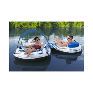 Hydro-Force Schwimmring Rapig Rider mit Sonnenschutzdach 123cm