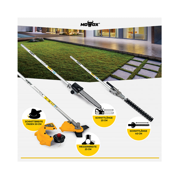 MOWOX Multi-Funktions-Motorsense 4in1 EBC 40 Li MT Set