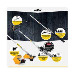 MOWOX Multi-Funktions-Motorsense 4in1 EBC 40 Li MT Set