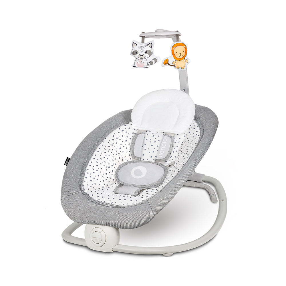 Lionelo baby bouncer Pascal Gray Dove