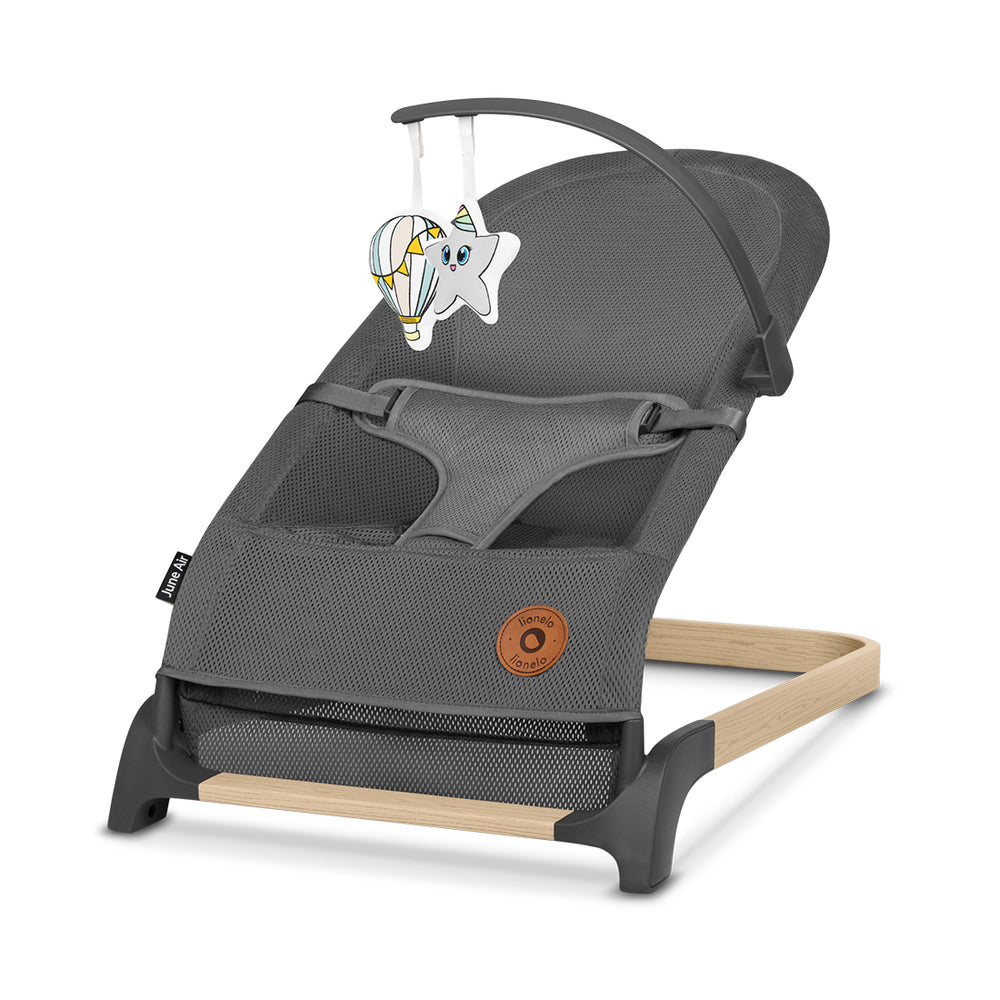Lionelo Baby Bouncer June Air Gray Graphite