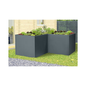 Jardinière double paroi incurvée floraworld