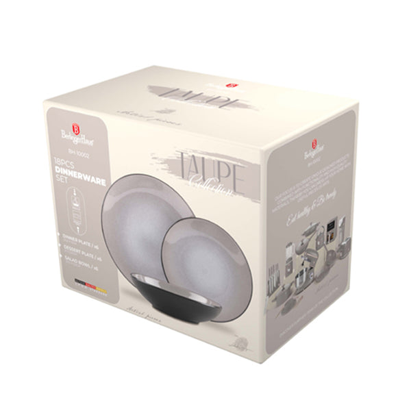 Berlinger Haus Tellerset 18teilig taupe