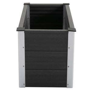 Pflanzkasten Blumenkübel Blumenkasten WPC + Aluminium