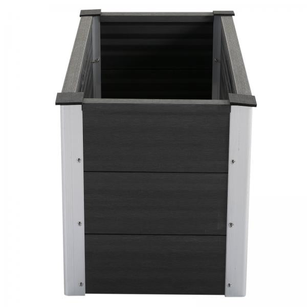 Pflanzkasten Blumenkübel Blumenkasten WPC + Aluminium
