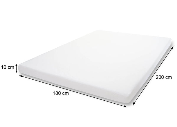 10cm Memoryfoam-Matratzentopper Matratzenschoner 180x200cm
