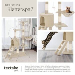 Kratzbaum Dominik 144cm, beige