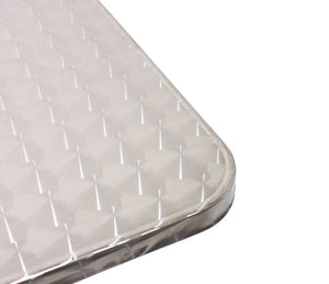 10er-Set Alu-Bistrotisch rechteckig Gartentisch Set 60cm
