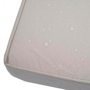 Garnitur Gartenlounge Gartengarnitur Lounge-Set Sitzgruppe Sofa, Metall ~ Polster creme-weiss