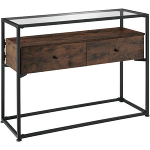Konsolentisch Reading 101,5x41,5x80,5cm Industrial dunkelbraun