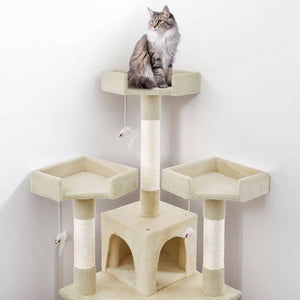 Kratzbaum Barney 170cm beige