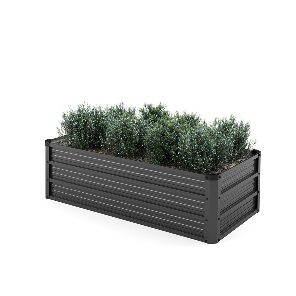 Raised garden bed, steel, 120 x 60 x 35 cm
