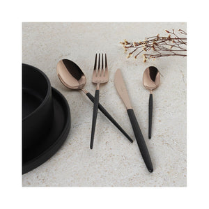 Berlinger Haus 24 teiliges Besteckset black/rose-gold Matte Black Collection