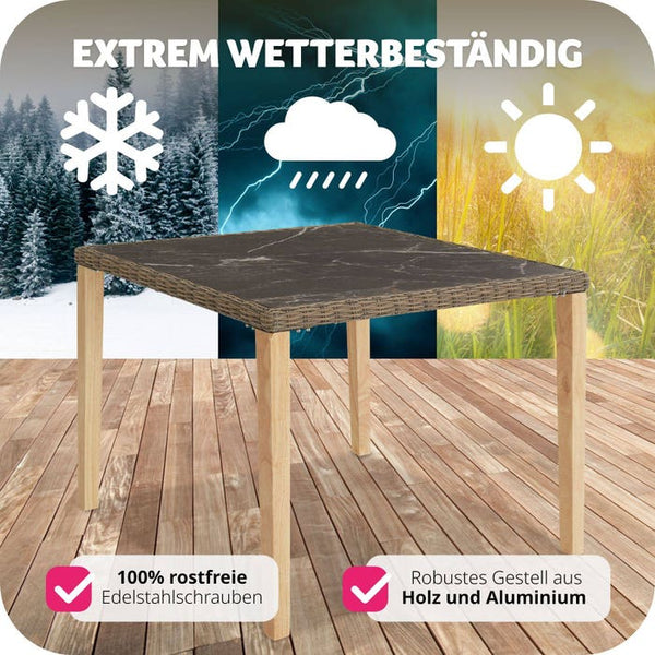 Rattan Tisch Tarent natur