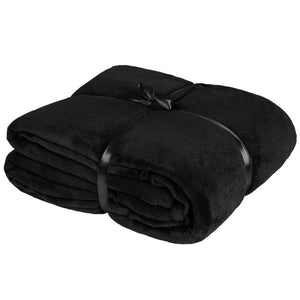 Kuscheldecke mit Ärmeln, schwarz