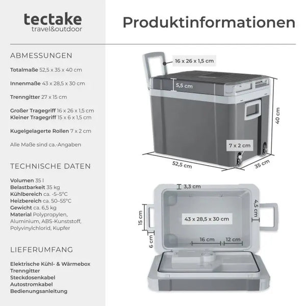 Elektrische Kühl- und Wärmebox