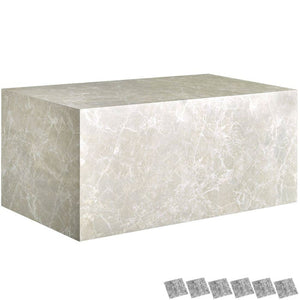 Couchtisch Lasley Travertin Optik 90 x 50 x 40 cm