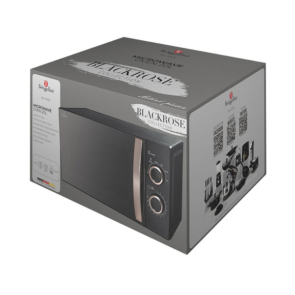Berlinger Haus Mikrowelle 20L 1200W Black Rose Collection