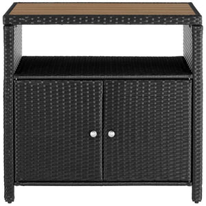 Gartenschrank Monscia schwarz