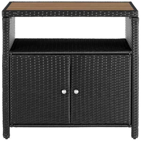 Gartenschrank Monscia schwarz