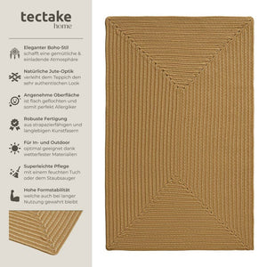 Tapis tressé Raya 60 x 90 cm
