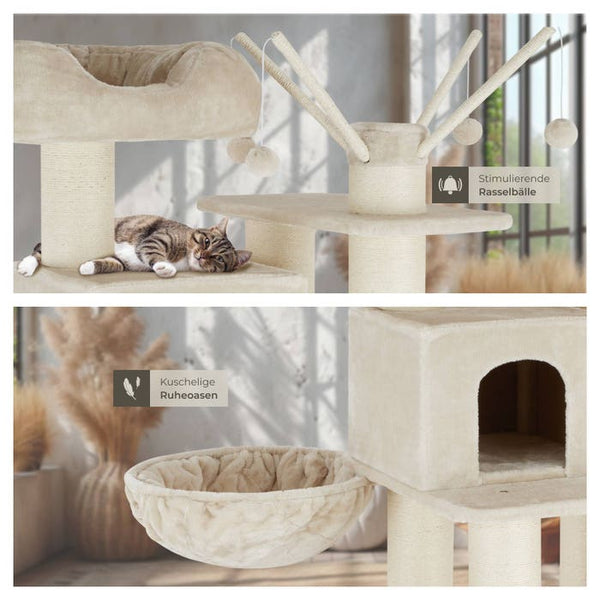 Kratzbaum Gismo beige/weiss