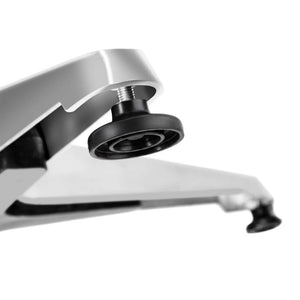 Aluminium-Bistrotisch Frederic silber 2er Set