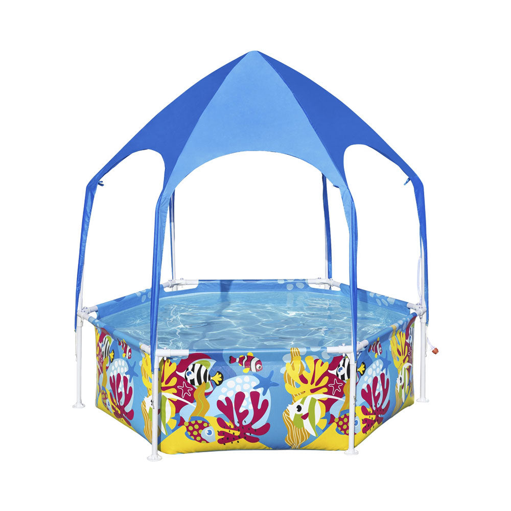 Bestway Pool mit Sonnenschutzdach Ø183cm x 51cm