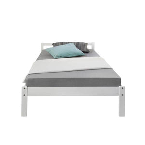 Holzbett Jugendbett Kinderbett 90x200 weiss Bett Tagesbett Einzelbett Bettgestell