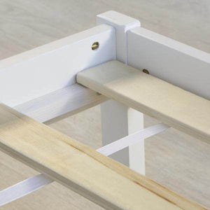 Holzbett Jugendbett Kinderbett 90x200 weiss Bett Tagesbett Einzelbett Bettgestell