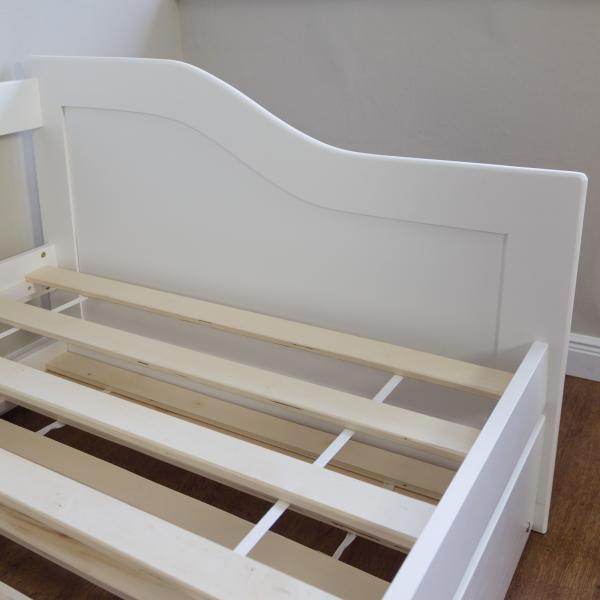 Kinderbett Funktionsbett Jugendbett Ausziehbett 90x200 weiss Kojenbett Gästebett