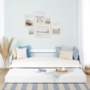 Kinderbett Funktionsbett Jugendbett Ausziehbett 90x200 weiss Kojenbett Gästebett