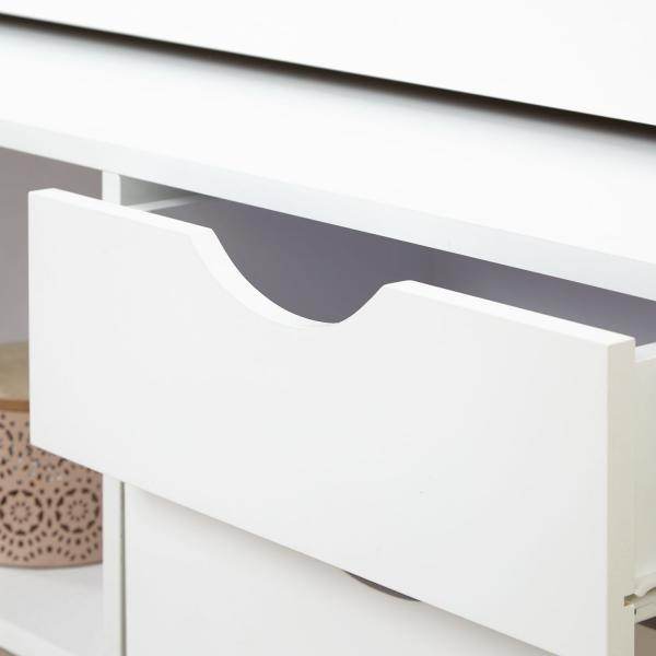 Kinderbett Funktionsbett Jugendbett Kojenbett Einzelbett weiss Schubladen