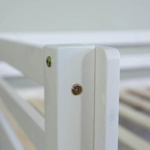 Hochbett Spielbett Kinderbett Leiter Rutsche Kiefer 90x200 massiv