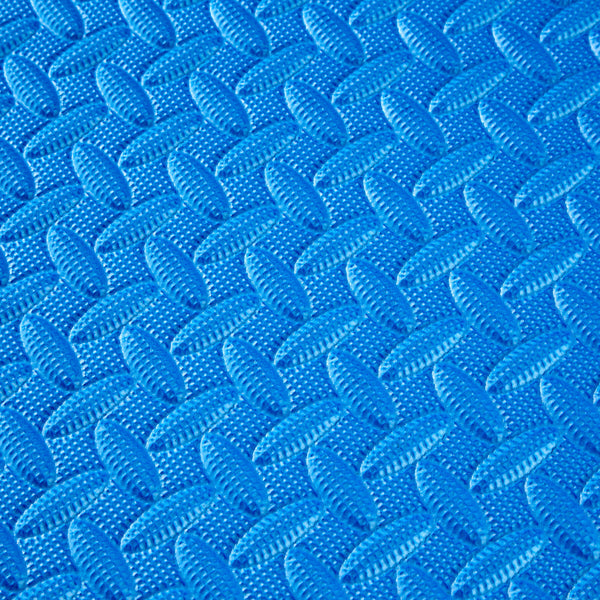 Floor protection mat, 12-piece set, blue