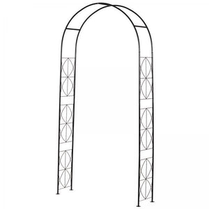 Pflanzbogen Torbogen Rankgitter Rosenbogen Garten Wetterfest H230 cm Metall