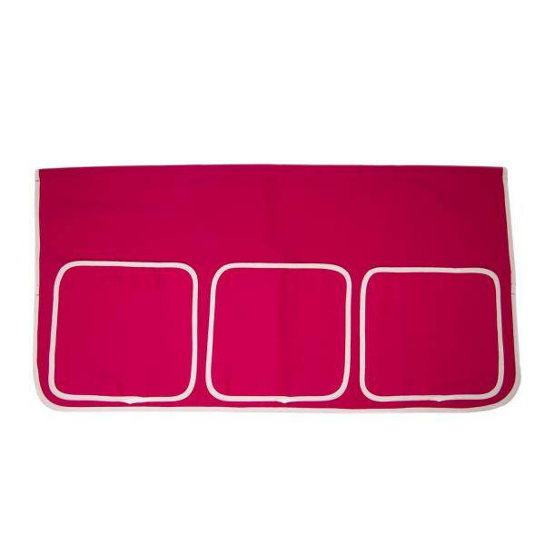 Vorhang für Jugendbett Rot