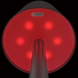 Akku-Tischlampe Corly schwarz